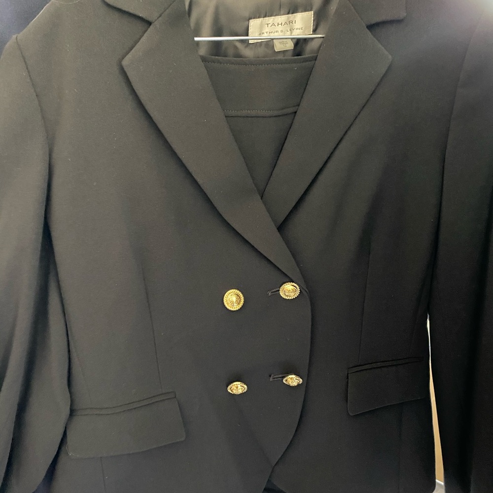 Women’s black size 12 skirt suit